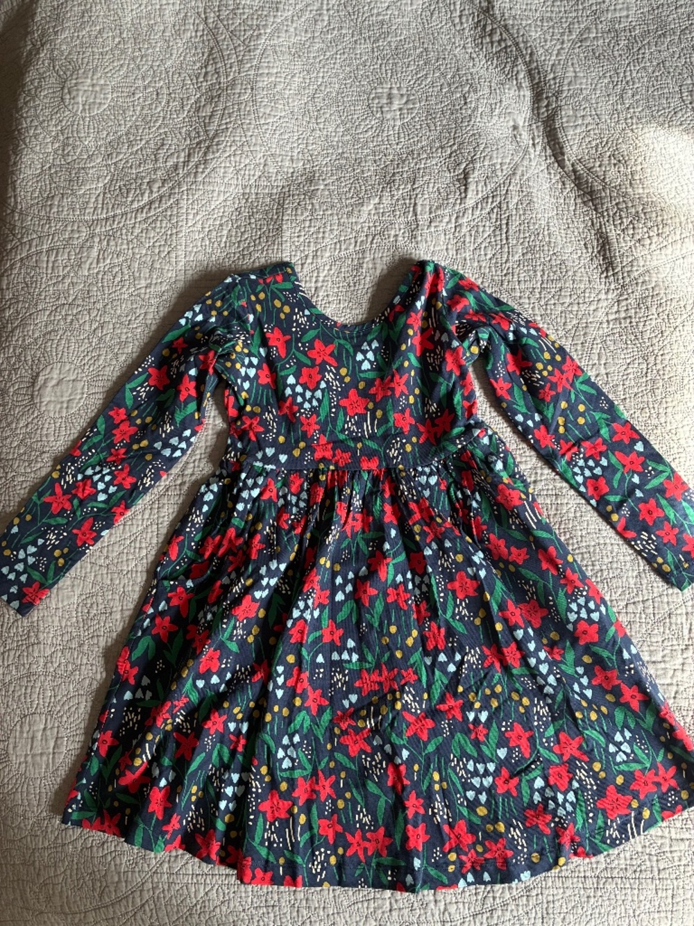 Hanna Andersson long sleeve skater dress